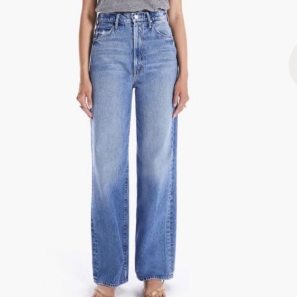 MOTHER Denim - Mother Tunnel Vision Sneak in Take Me Higher Jeans - Women's Size 26 - Blue